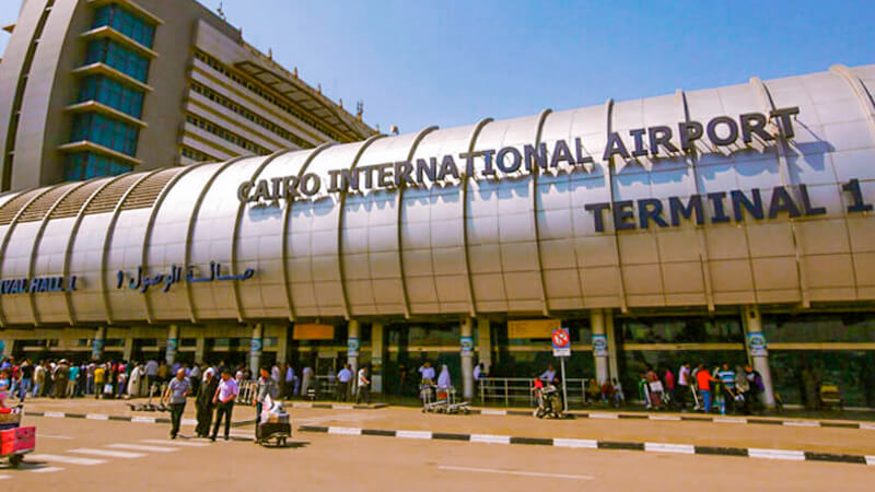 Cairo International Airport.