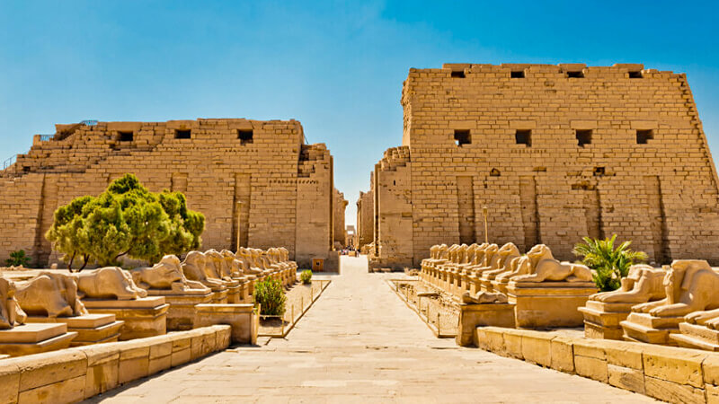 The Temple of Karnak.