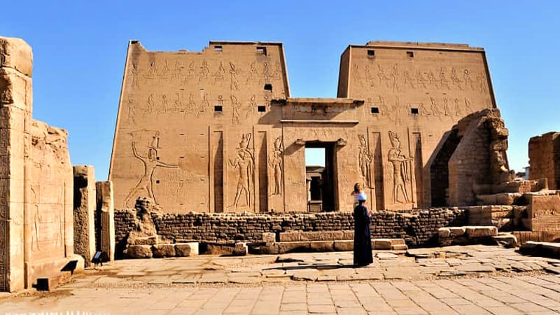 the Temple of Edfu