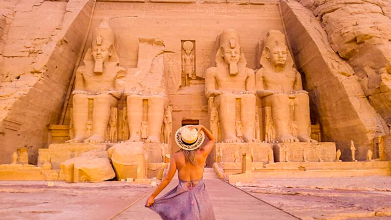 The Temple of Abu Simbel in Aswan